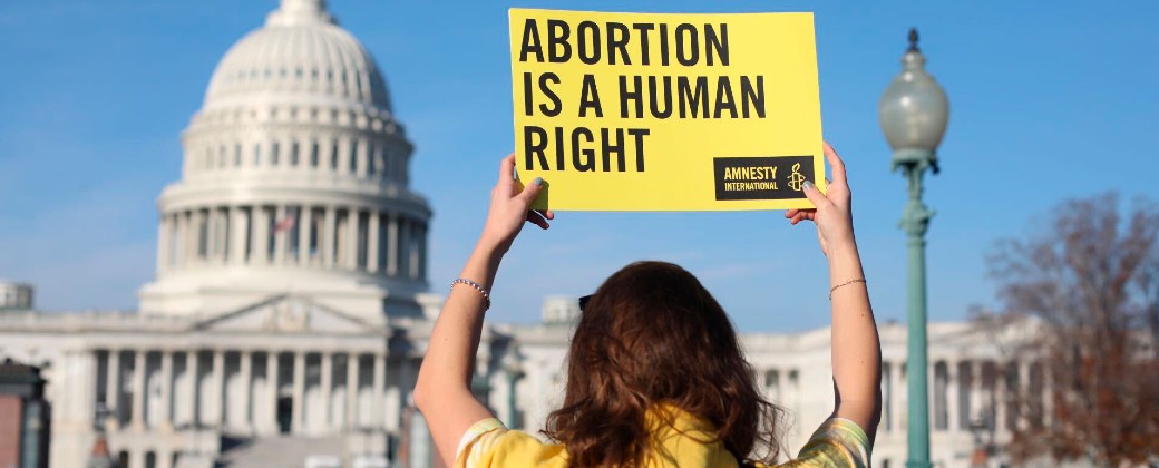 En EE.UU, una de cada cuatro mujeres aproximadamente enfrenta un aborto a lo largo de toda su vida. Créditos: Amnistía Internacional