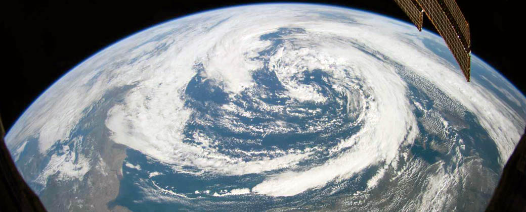 Fotografía del planeta Tierra tomada desde la Estación Espacial Internacional. Créditos: NASA.