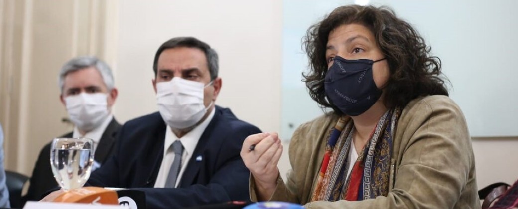 Carla Vizzotti aseguró que el brote de neumonía bilateral fue originado por la bacteria Legionella. Créditos: Argentina.gob.ar