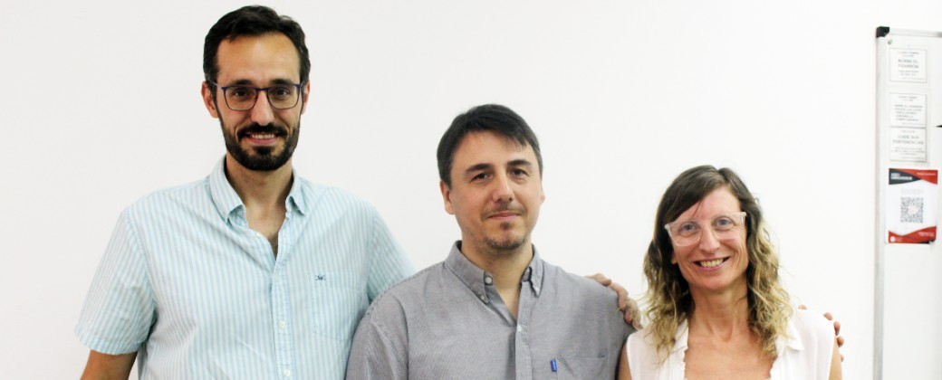 De izquierda a derecha, Santiago Liaudat, Daniel Busdygan y Anabella Di Pego. Créditos: Magalí Sánchez