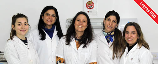 miembros del laboratorio de Unidad de Análisis de Alimentos