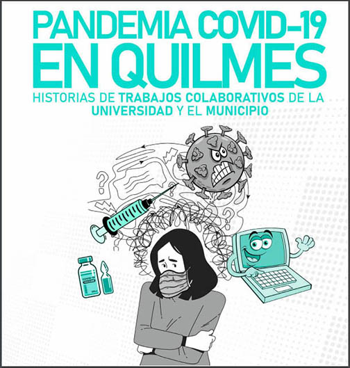 Tapa del libro "Pandemia Covid-19 en Quilmes