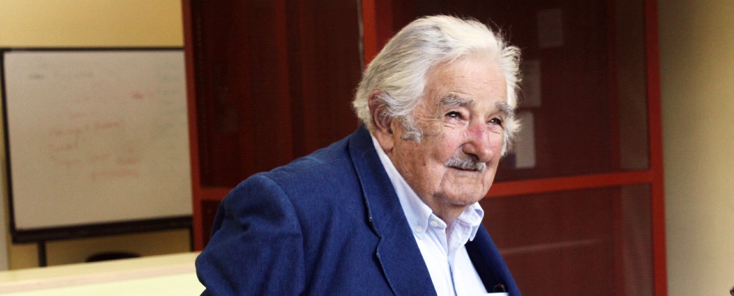 José 'Pepe' Mujica durante la entrega del Doctorado Honoris Causa. Créditos: Magalí Sánchez / Agencia de Noticias Científicas UNQ