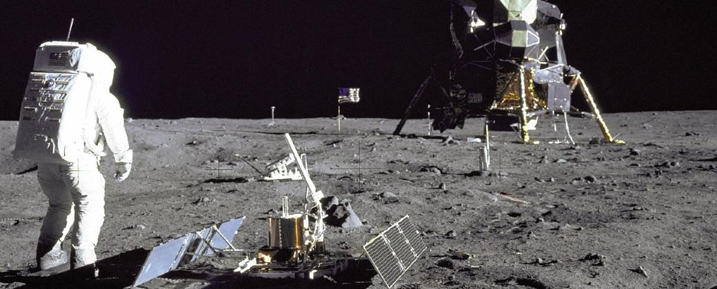 Edwin Aldrin fue el segundo hombre en pisar la Luna. Créditos: NASA.