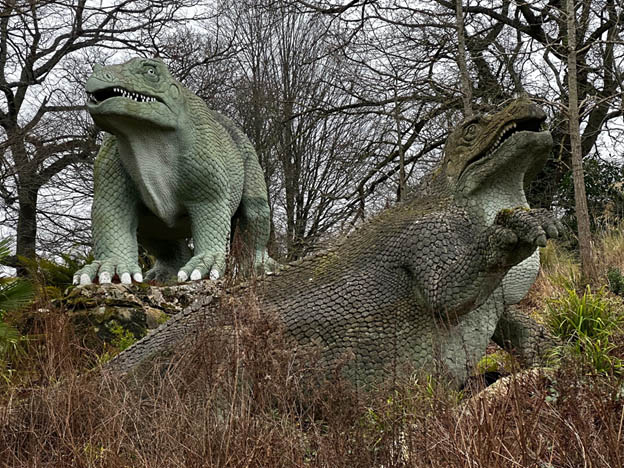 Esculturas de Iguanodon