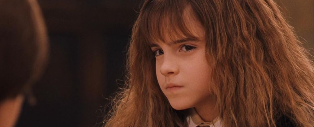 Emma Watson interpreta a Hermione en la saga de películas "Harry Potter". Créditos: Harry Potter y la piedra filosofal.