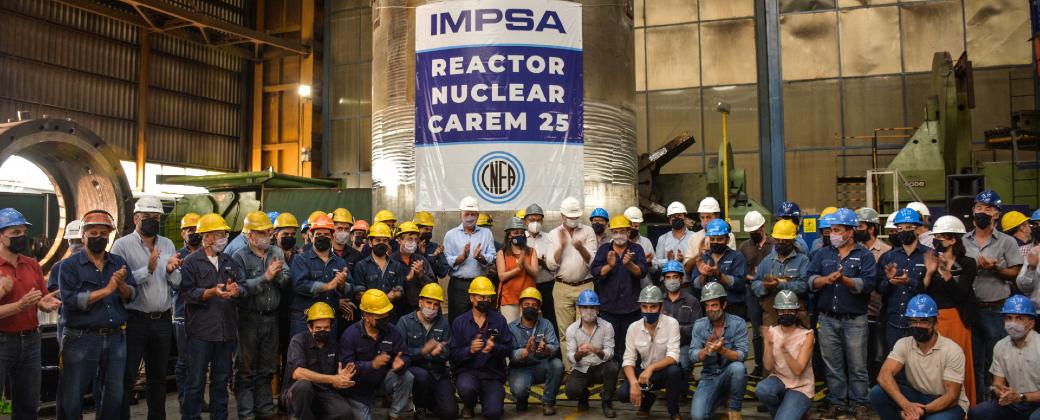 IMPSA fue la encargada del blindaje térmico del reactor CAREM. Créditos: Argentina.gob.ar