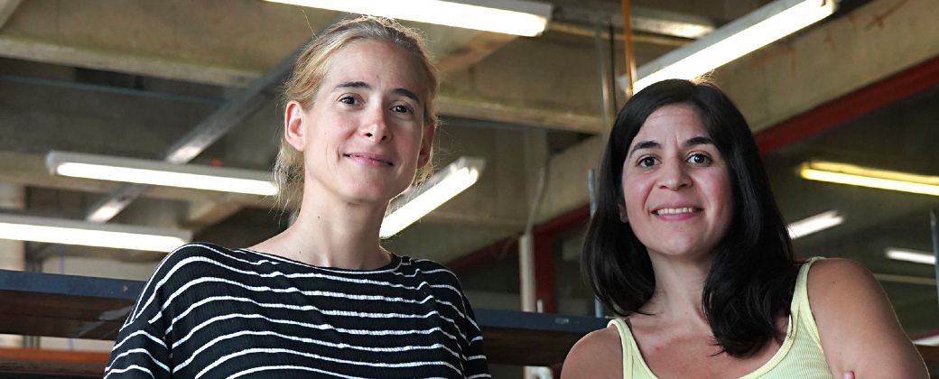 Geraldine Gueron y Ayelén Toro, directora del trabajo y primera autora de la publicación respectivamente. Créditos: Luiza Cavalcante / NEX Ciencia.