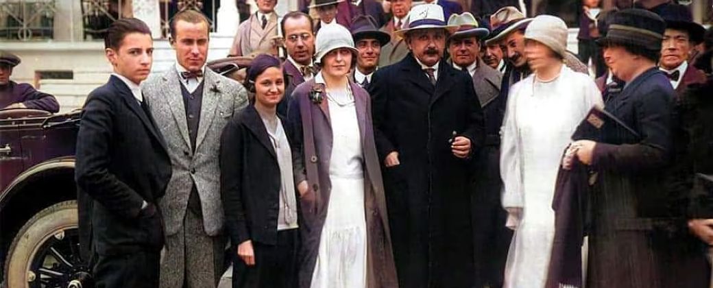 Albert Einstein durante su estadía en el Hotel Edén. Créditos: Archivo General de la Nación.