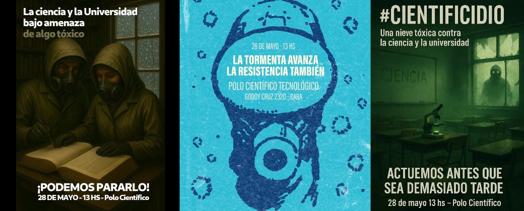 La comunidad científica convoca a una movilización para visibilizar la situación que atraviesa el sector (Créditos: RaiCyT)