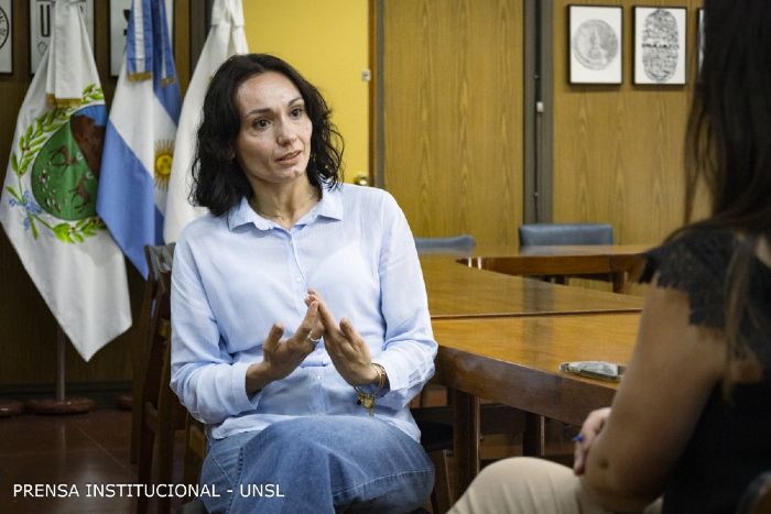 María Paz Hauser. Créditos: Prensa UNSL.