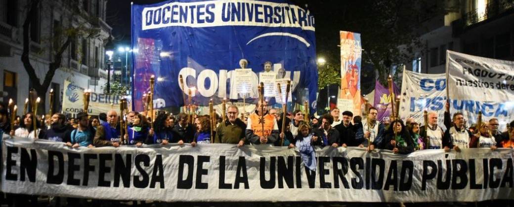 Marcha de antorchas realizada en 2019. Créditos: Diario Contexto.