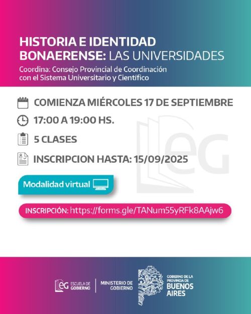 Créditos: Gobierno de la Provincia de Buenos Aires.