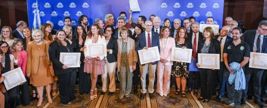 Algunos de los científicos distinguidos con la Mención de Honor (Imagen: bacap.com.ar)