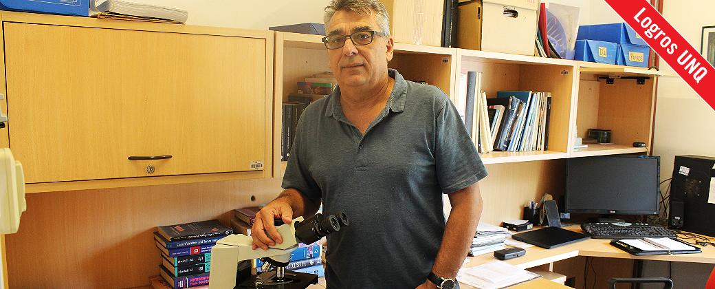 Daniel Alonso asumió a fines de diciembre como director del Centro de Oncología Molecular y Traslacional de la UNQ. Créditos: Agencia de Noticias Científicas.