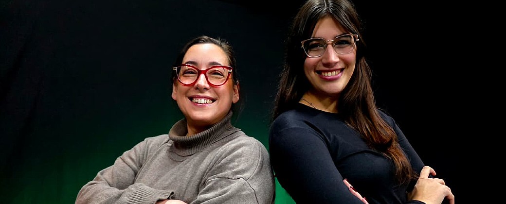Nadia Chiaramoni y Luciana Mazzini Puga son las conductoras de "No fue magia". Créditos: Camila Cando.