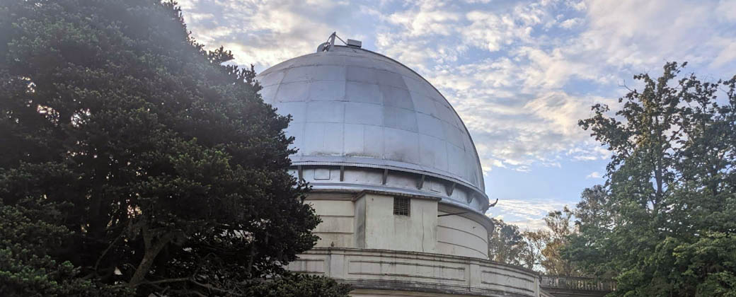 exterior del domo del Planetario de la UNLP