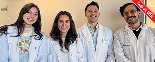 Candela Llavona, Luisina Solernó, Juan Garona y Martín Ledesma