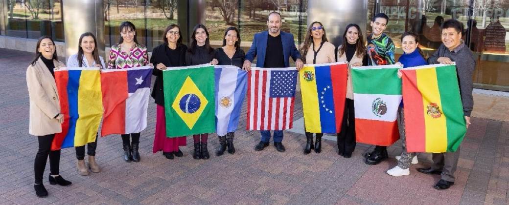 Vanina Medina representó a Argentina en la visita al Instituto Linda Crnic para el Síndrome de Down. Créditos: UCA.