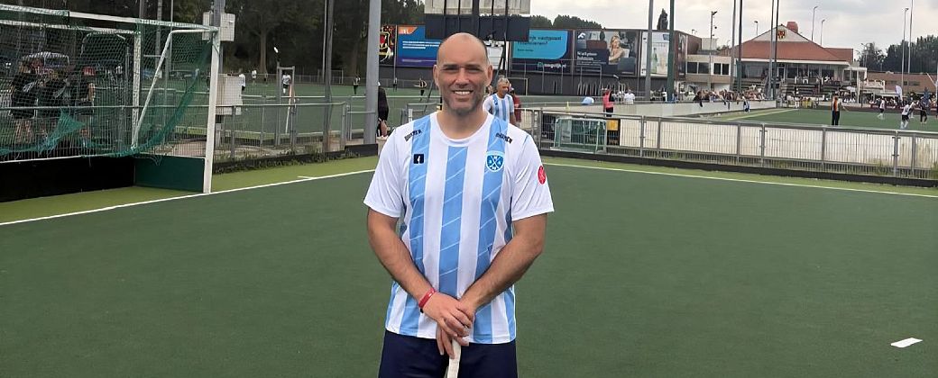 Diego Mengual es investigador del Conicet desde hace 10 años y juega al hockey desde su infancia. Créditos: Mengual.
