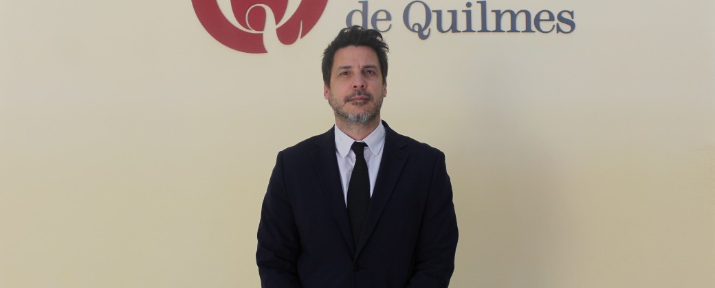Federico Werkmann, secretario de Legal y Técnica de la Universidad Nacional de Quilmes. Créditos: Nicolás Retamar / Agencia de Noticias Científicas UNQ.