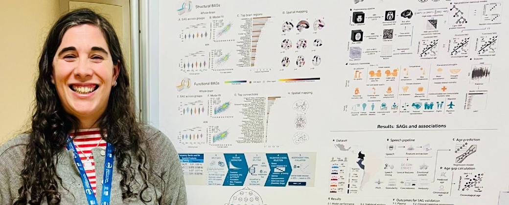 Cecilia Jarne fue parte de un equipo de 50 científicos que desarrollaron un modelo con IA para prevenir enfermedades neurodegenerativas a través de la voz. Créditos: @ceciliajarne.