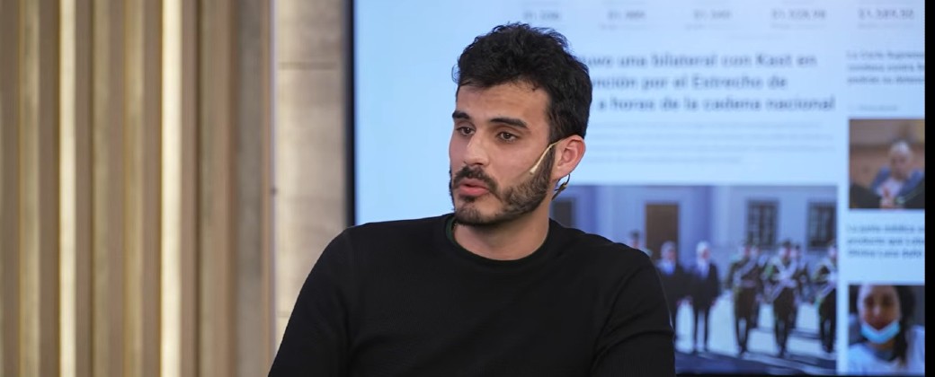 Ezequiel Magnani, politólogo y especialista en la Cuestión Malvinas. Créditos: Captura de pantalla Infobae en vivo.